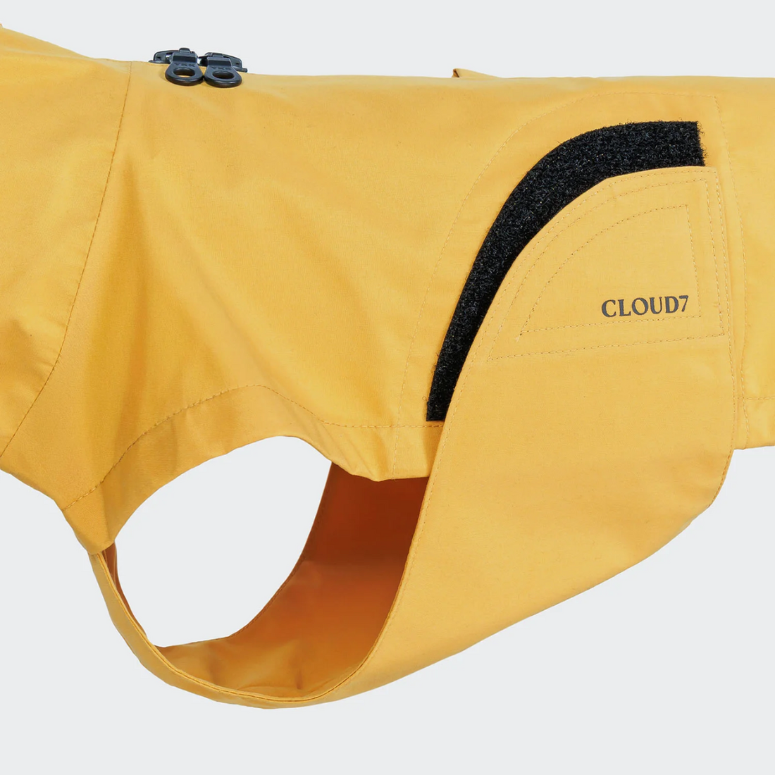 Cloud7 Dublin 2.0, Dackel // Wasser- und winddichte Regenjacke (gelb)
