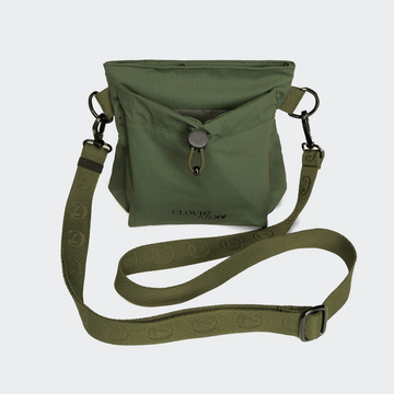 Cloud7 AKTIV Goodie Bag // Crossbody godbidstaske og hundposeholder (olive)