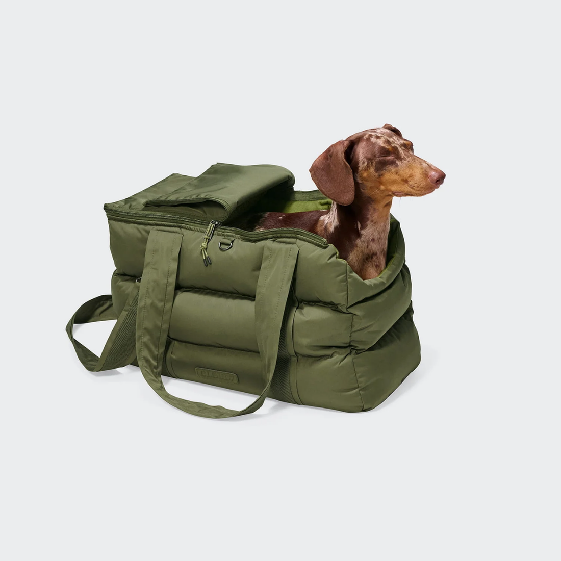 Cloud7 Montreal 2.0 // Vandafvisende og letvægts hundetaske (light olive)