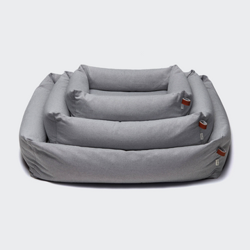 Cloud7 Sleepy Deluxe // Eksklusiv hundeseng i boucle uld (tweed grey)