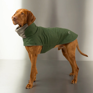 Cloud7 Brooklyn // Warmer und wasserabweisender Hundemantel (fern green)