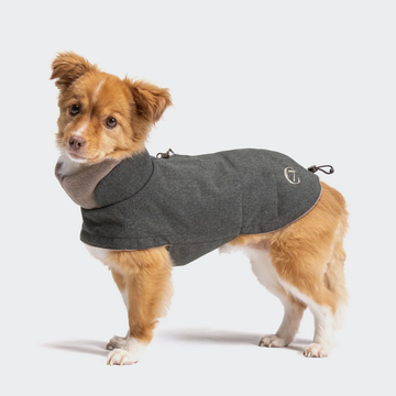 Cloud7 Brooklyn // Warmer und wasserabweisender Hundemantel (Light Graphite)