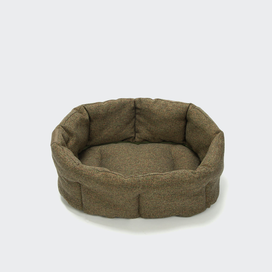 Cloud7 Cushion Lazy // Blød hundekurv med høje kanter (mélange olive)