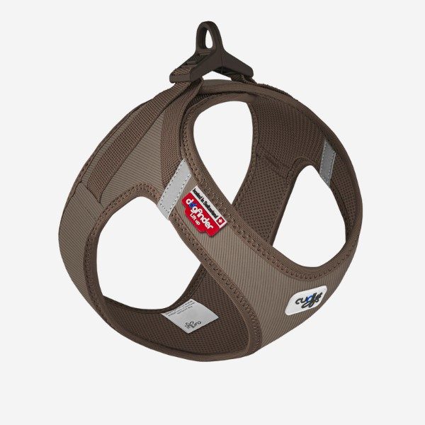 Curli Cord // Step-In-Geschirr aus Samt (braun)
