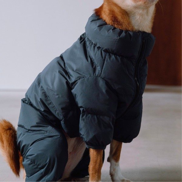Cushycushy Onesie // Overall, der nicht über den Kopf gezogen werden muss (Blue Moon)