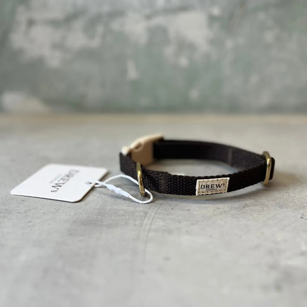 Mein erstes Halsband // Verstellbares Welpenhalsband (Dunkelbraun)
