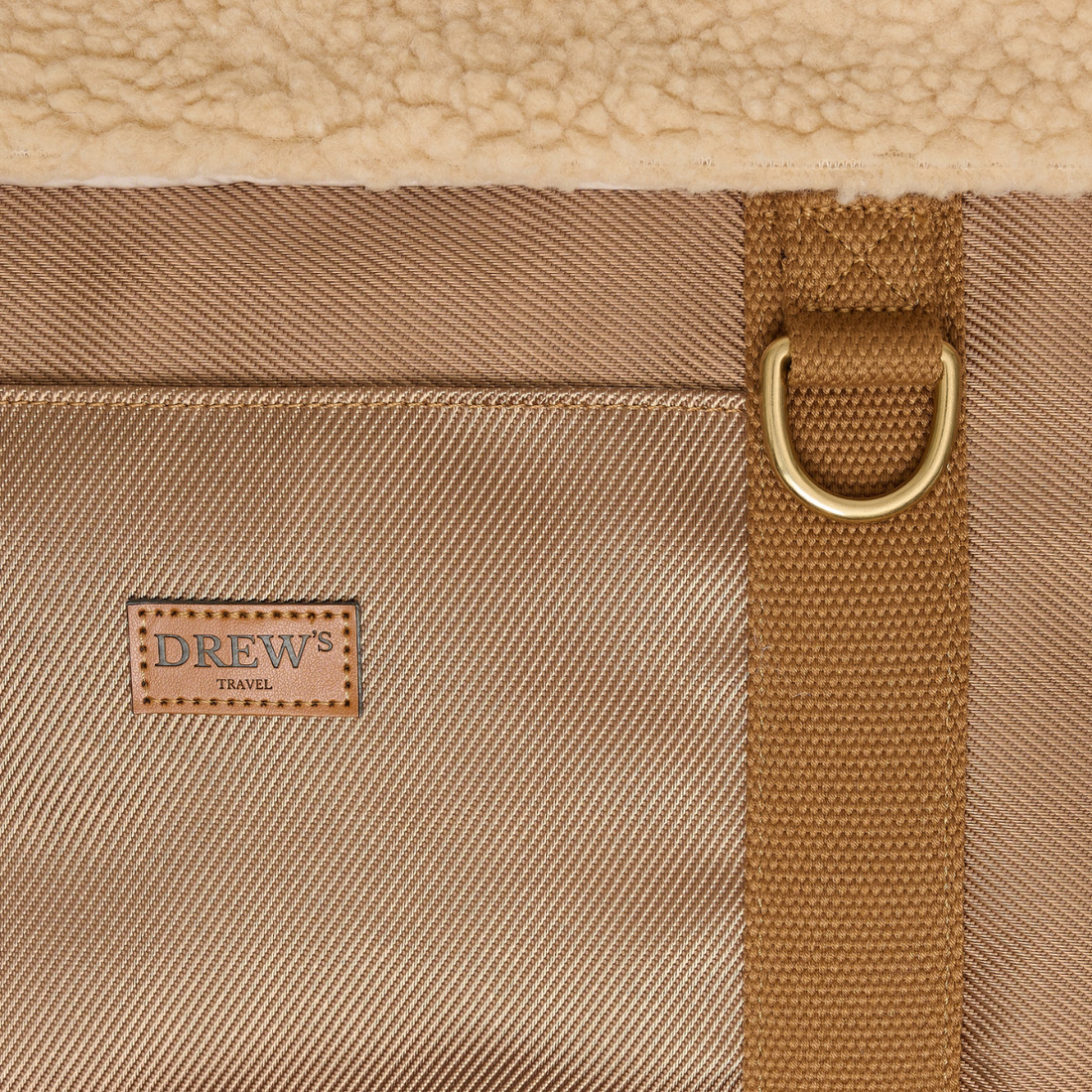 Drew's Dogwear Aspen // Hundetasche mit Teddyfutter