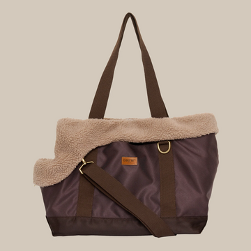 Drew's Dogwear Cali // Hundetasche mit Teddyfutter