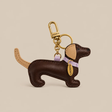 Drew's Charms // Nøglering med gravhund til taske (lavender)