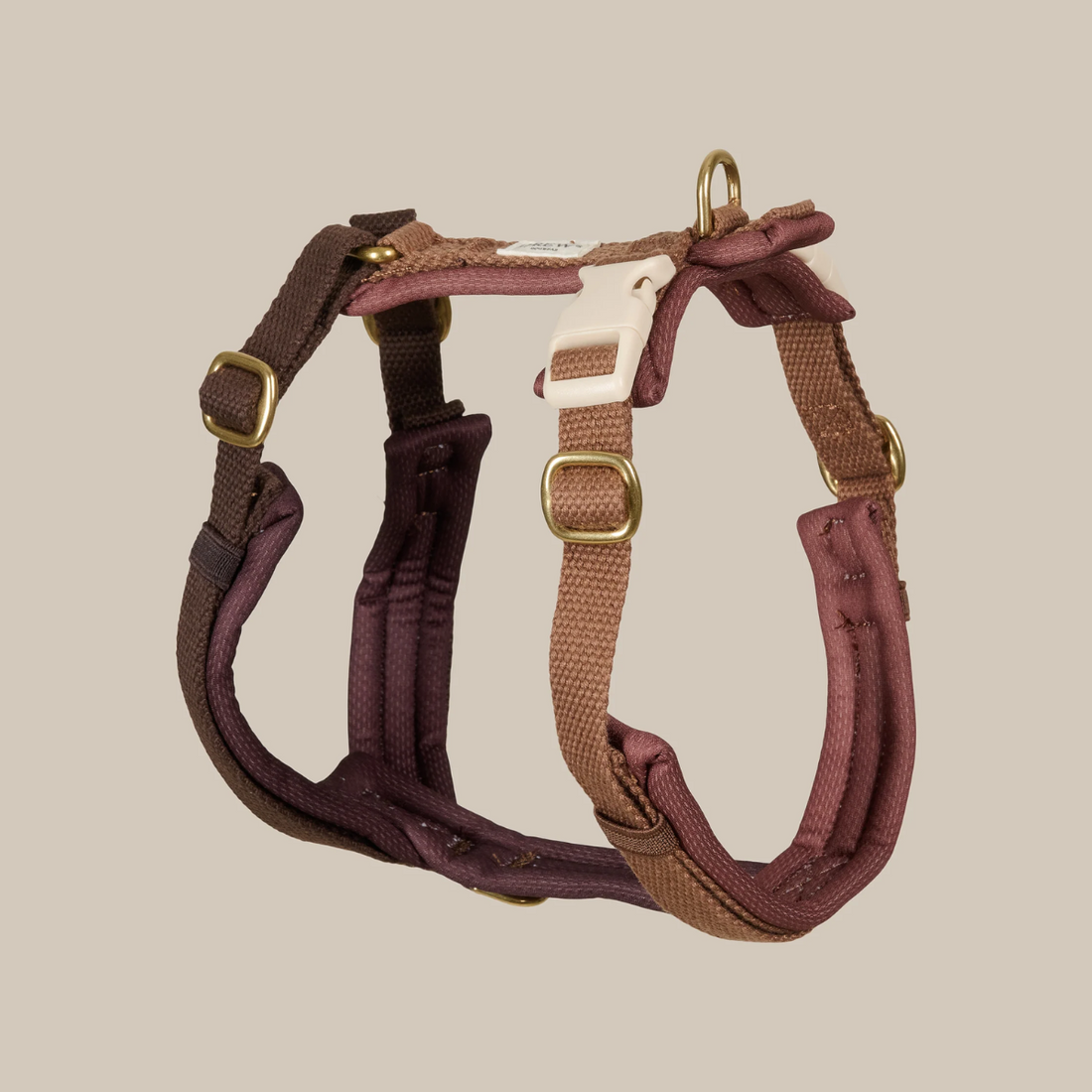Drew's Dogwear Chocolate Pro // Verstellbares Y-Geschirr (Dunkelbraun)