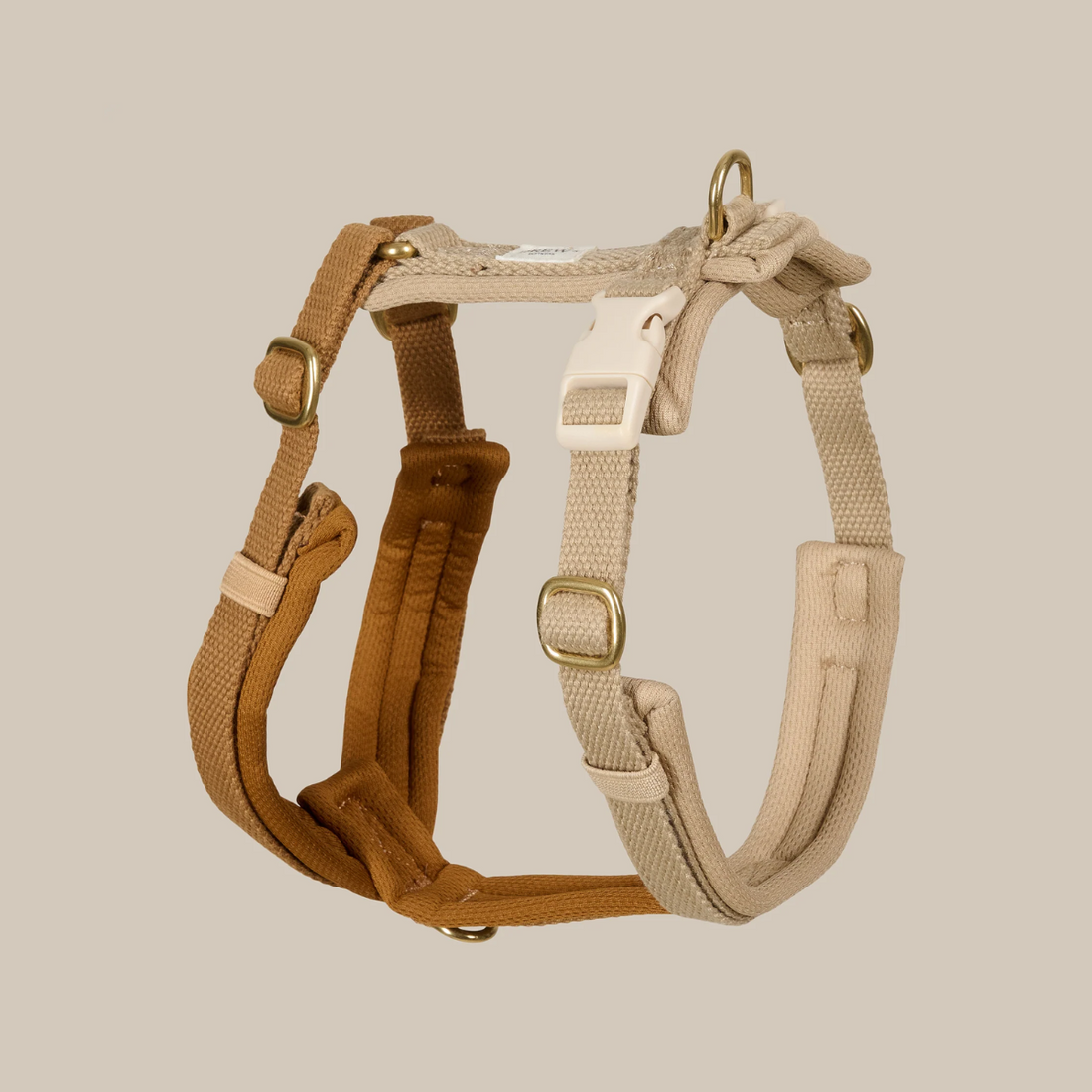 Drew's Dogwear Cortado Pro // Verstellbares Y-Geschirr (braun/beige)