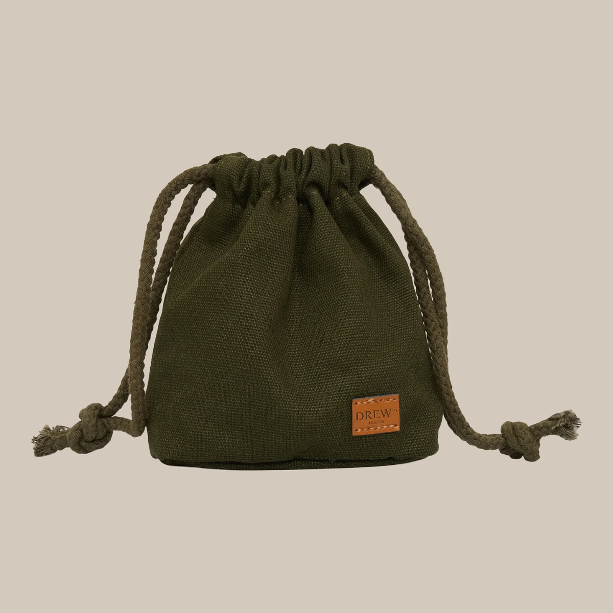 Drew's Dogwear Canvas // Godbidstaske til træning og gåture (olive)