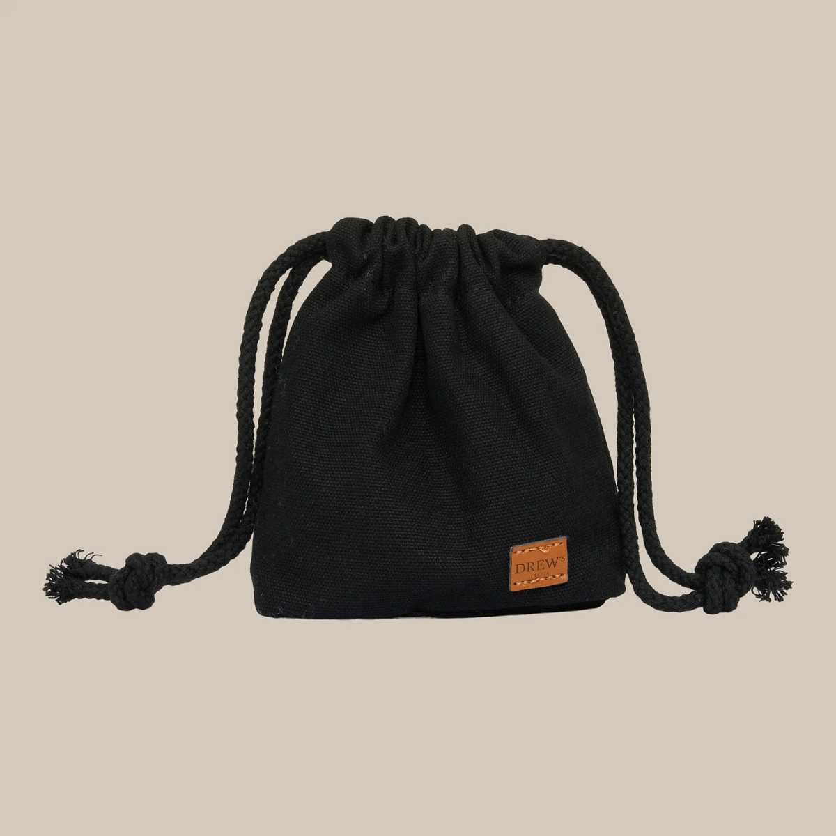 Drew's Dogwear Canvas // Godbidstaske til træning og gåture (sort)