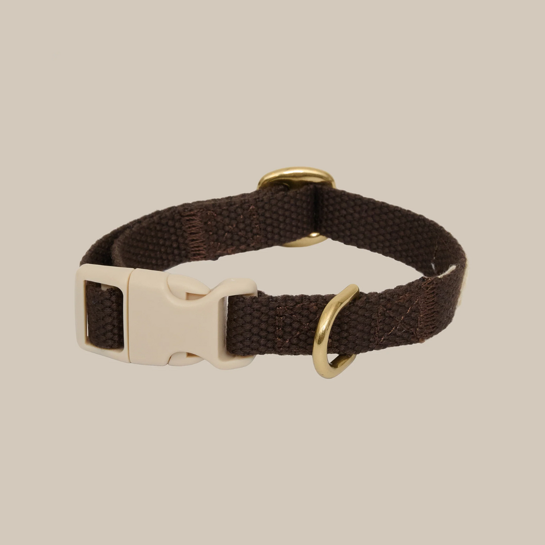 Mein erstes Halsband // Verstellbares Welpenhalsband (Dunkelbraun)