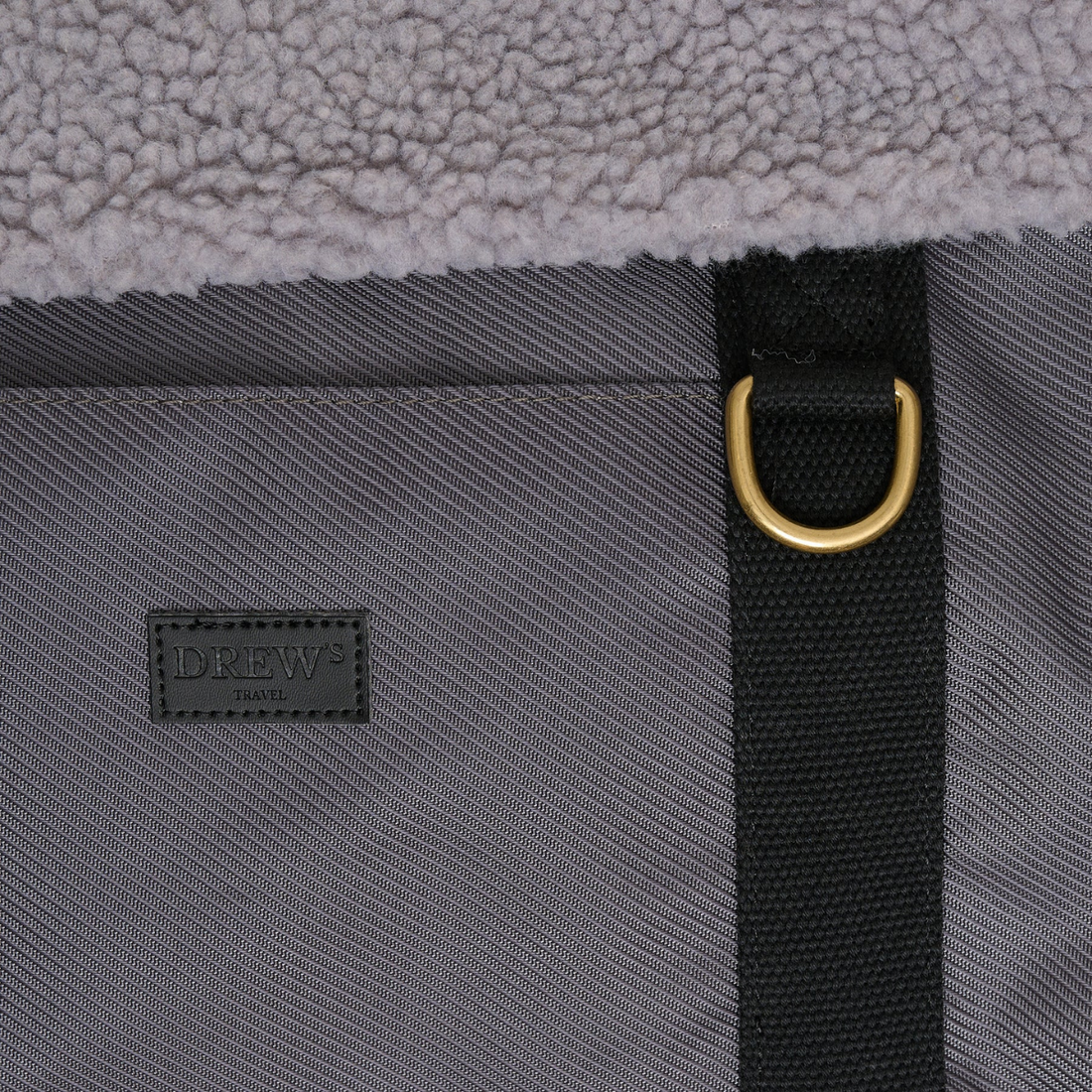 Drew's Dogwear Otis // Hundetasche mit Teddyfutter