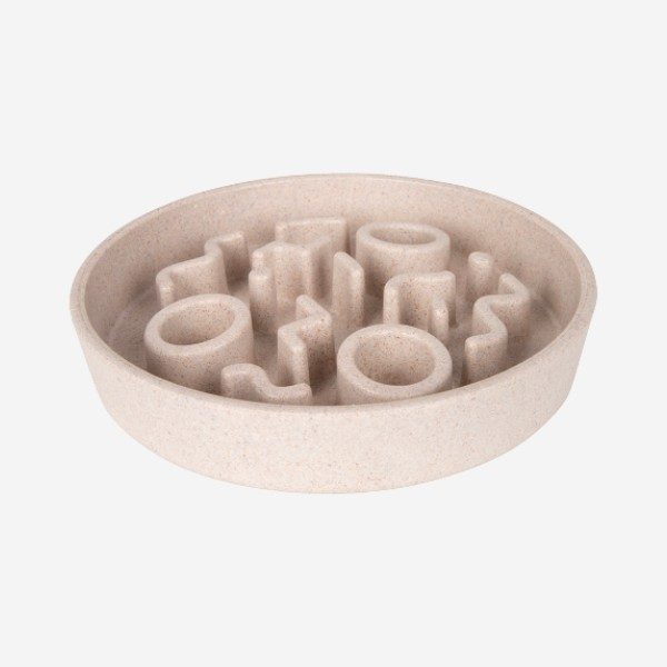 District 70 Slow Feeder // Eat-Slow-Hundenapf (beige)