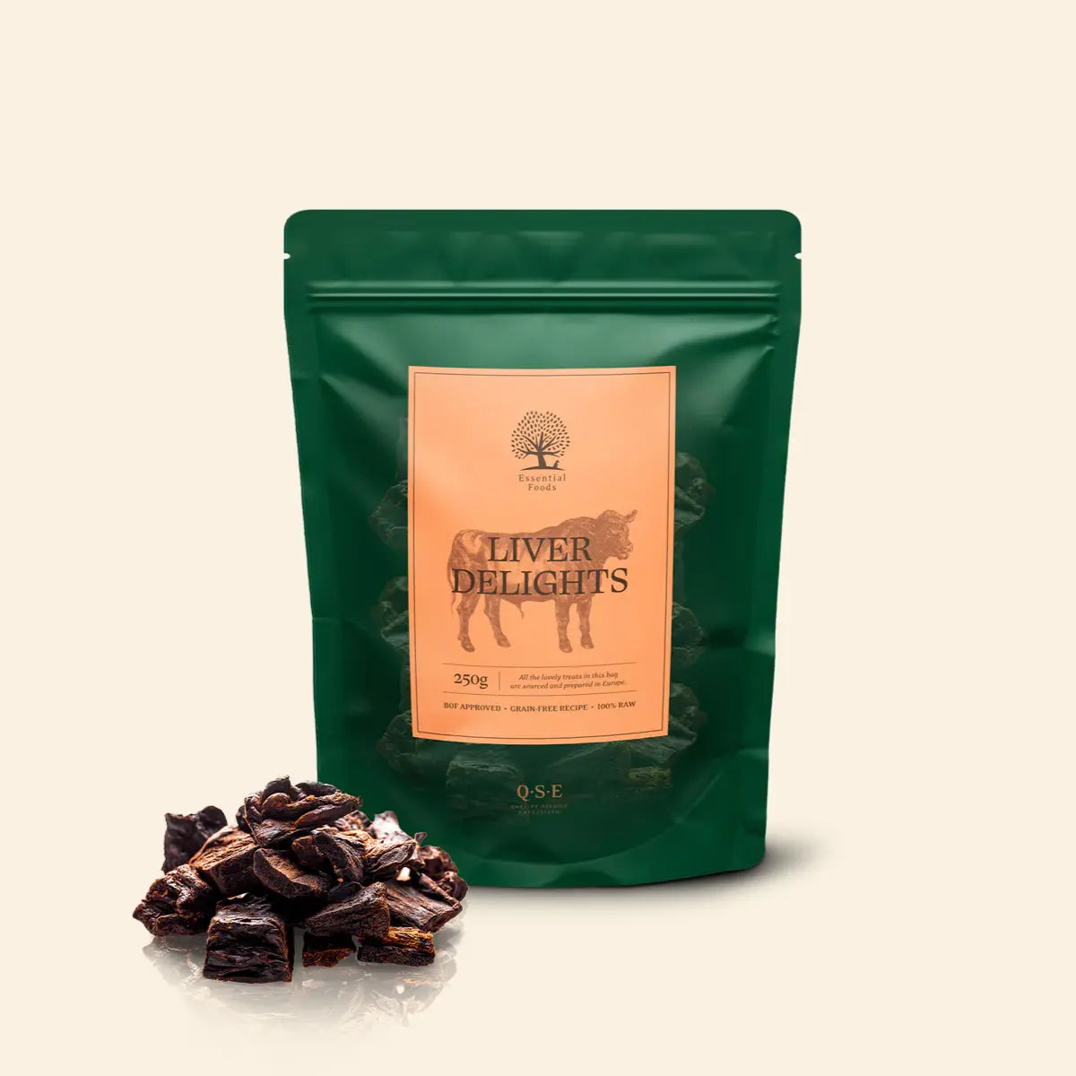 Essential Liver Delights // 100 % getrocknete Rinderleberstücke
