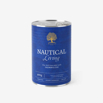 Essential Nautical Living Paté // Nassfutter mit Lachs und Kabeljau (400 g)