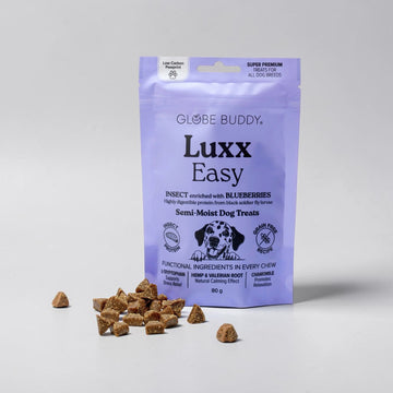 Globe Buddy Luxx Easy // Weiche Leckerlis mit Insekten und Heidelbeeren