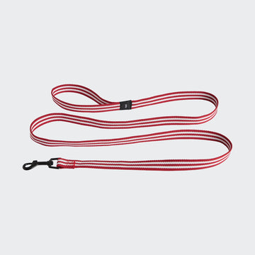 HAY Dogs Flat // Klassisk hundeline i genanvendt nylon (rød/hvide striber) (Kopi)