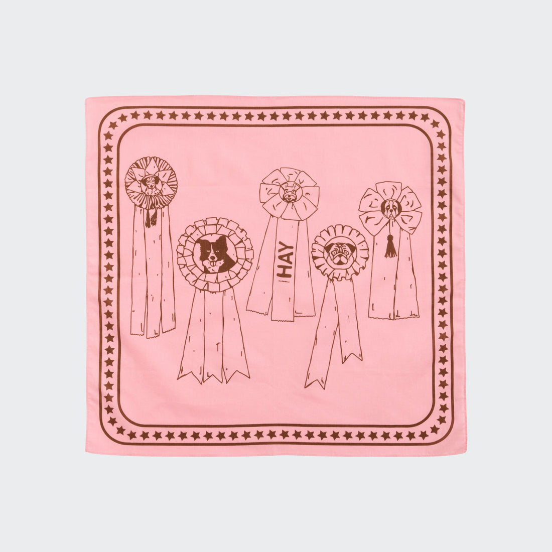 HAY Dogs Scarf // Hundebandana i bomuld (lyserød)