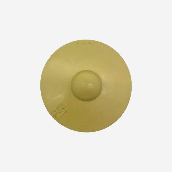 Hevea Galaxy Frisbee // Robustes Kau-/Wurfspielzeug aus Naturkautschuk (grün)