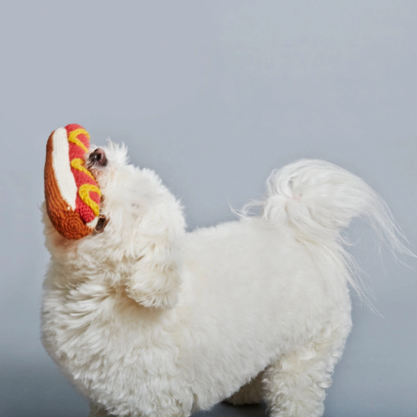 Ware of the Dog Crochet //  Økologisk hæklet legetøj (hotdog)