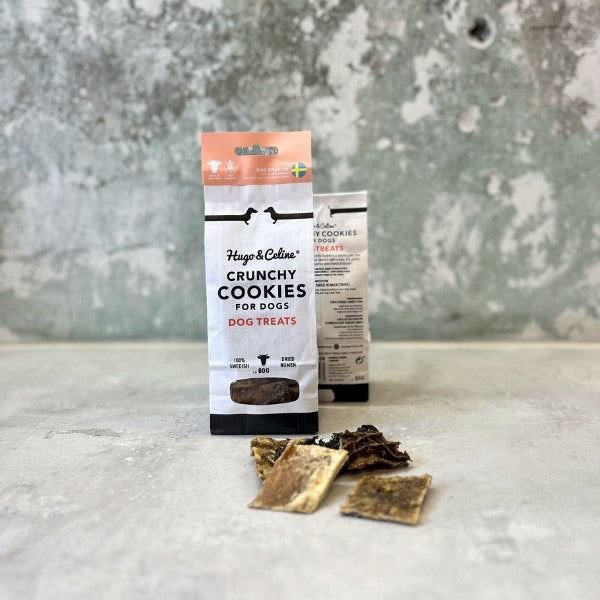 Crunchy Cookies // Knusprige Hundekekse aus getrocknetem Rinderpansen (80 g)