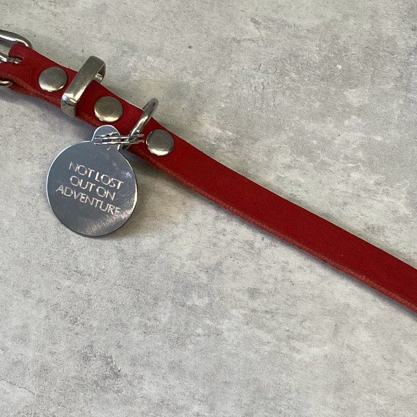 Erkennungsmarke // Standard rund groß (Chrom)
