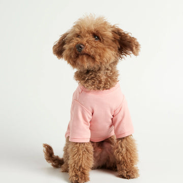 Imi T-Shirt // Hundeshirt mit Ärmeln aus Bio-Baumwolle (pink)