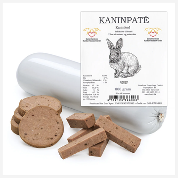 Kaninchenpastete // Schmackhafte und natürliche Pastete für Hunde (Kaninchen)