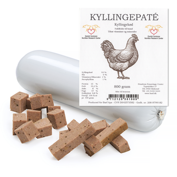 Hühnerpastete // Schmackhafte und natürliche Pastete für aktive Hunde (Huhn)
