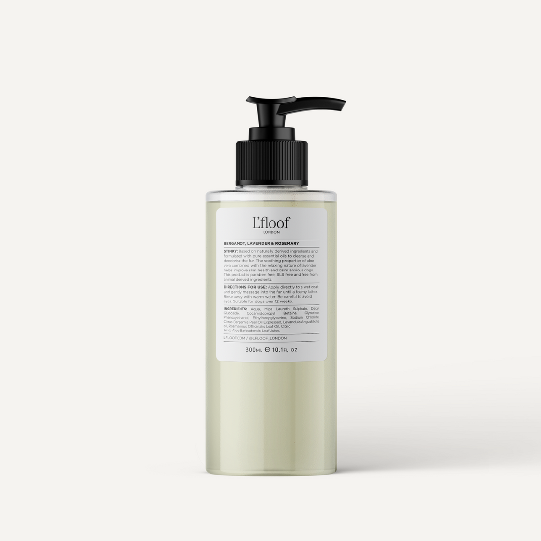 L'floof STINKY // Natürliches Hundeshampoo (Bergamotte/Lavendel)