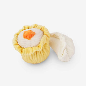 Lambwolf Dim Sum // Beschäftigungsspielzeug mit Quietscher und Platz für Leckerlis