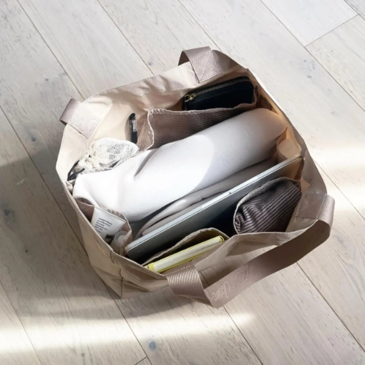 Lambwolf Everything Tote // Geräumige Tasche für den Hundebesitzer (beige)
