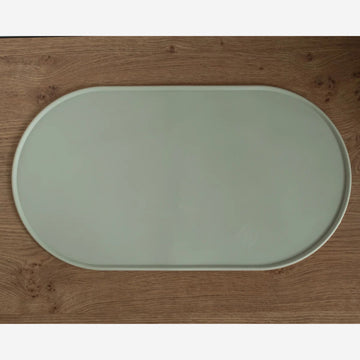 Lievick No Spill Matte // Silikonunterlage für Hundenäpfe (light grey)