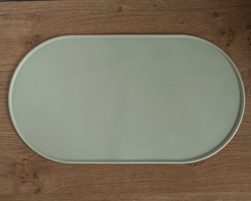 Lievick No Spill Matte // Silikonunterlage für Hundenäpfe (light grey)