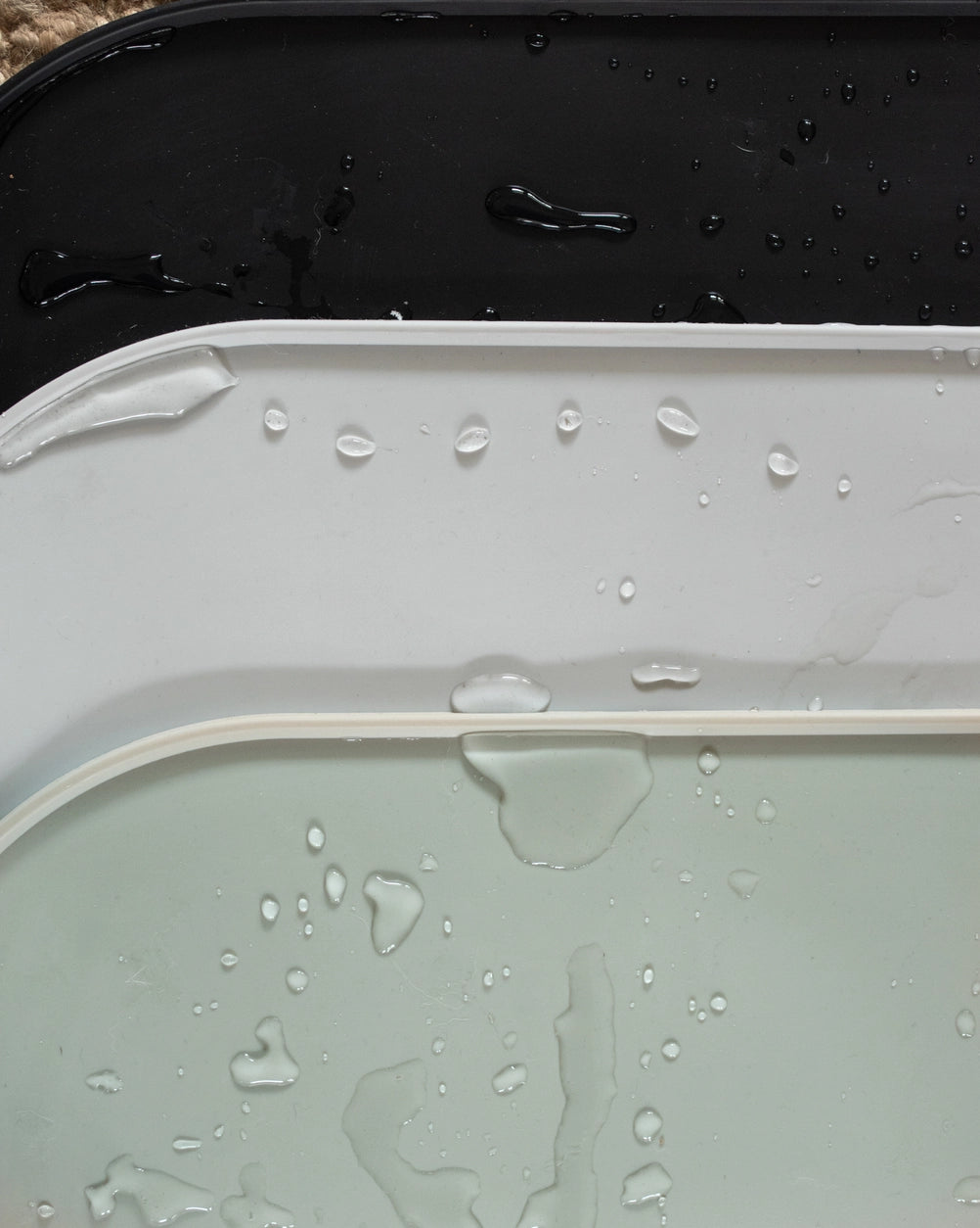 Lievick No Spill Matte // Silikonunterlage für Hundenäpfe (light grey)