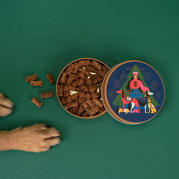 Lila Loves It Christmas // Bløde godbidder i genanvendelig juledåse (vildtkød)