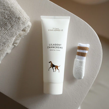 Lila Loves It // Zahnpasta für Hunde – beugt Plaque, Zahnstein und Mundgeruch vor