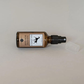 Lila Loves It // Mikrosilberspray zur akuten Reinigung gereizter Haut, Schnitte und Wunden