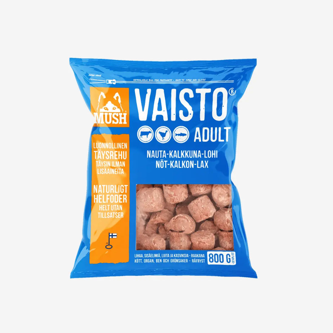 Mush Vaisto Blue // Barf mit extra guten Fettsäuren für Haut und Fell (Frost)