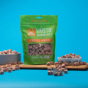 Mush Green gefriergetrocknet // Weiches Futter für Hunde mit empfindlichem Magen (Rind, Schwein, Huhn)