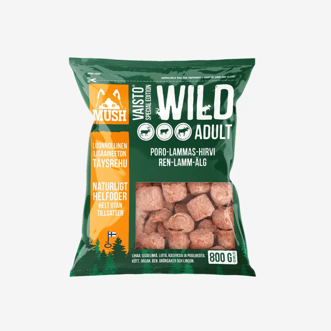 Mush Vaisto Wild // Mildes Barfen für Hunde mit empfindlichem Magen (Frost)