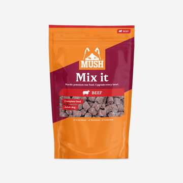 Mush Mix It, Beef // Gefriergetrocknetes Trockenfutter-Ergänzungsmittel (Rind)