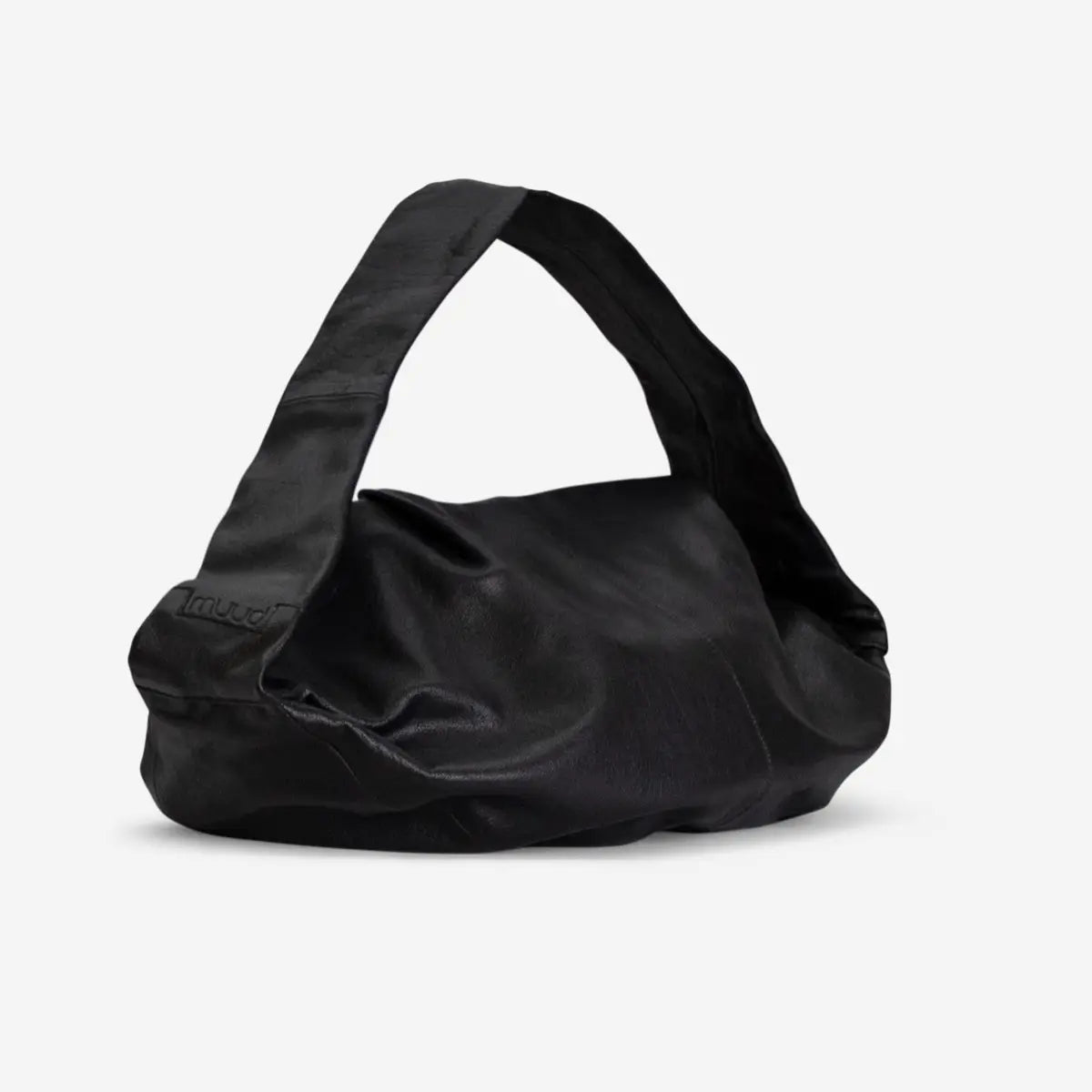 Muud Chro, Schwarz // Luxus-Hundetragetasche aus Leder (5 kg)