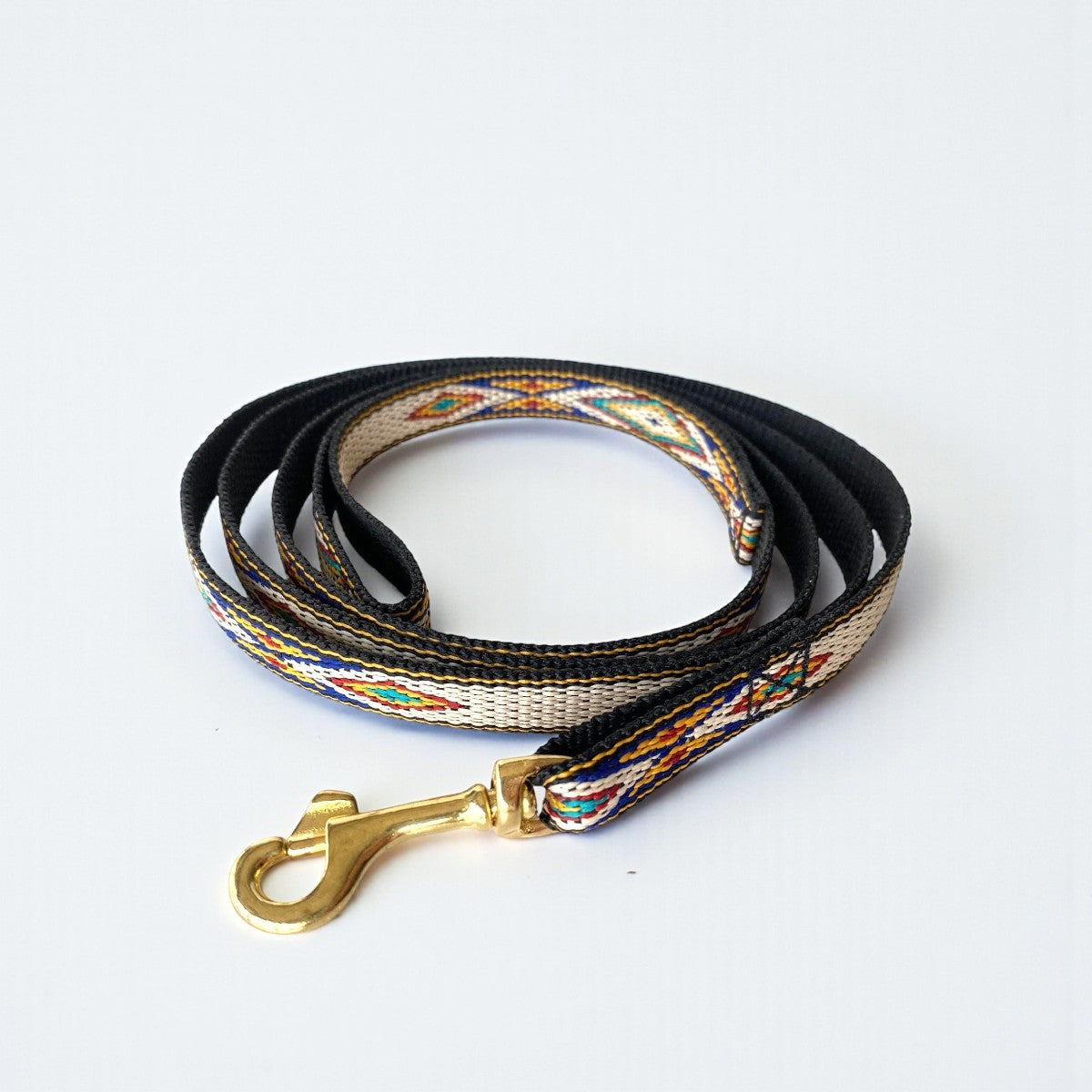 Native Yellow // Leine für kleine und mittelgroße Hunde (gelb/blau)