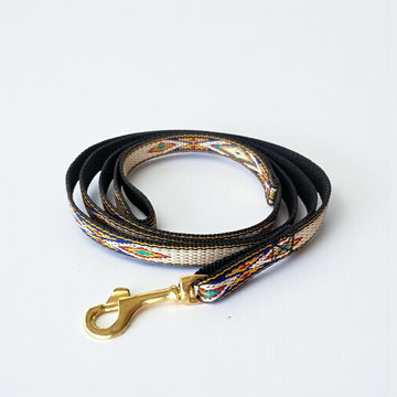 Native Yellow // Leine für kleine und mittelgroße Hunde (gelb/blau)