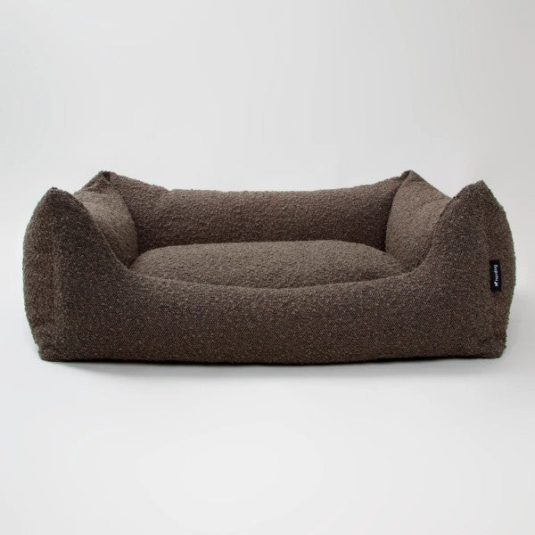Nordog Billy // Bouclé-Hundebett mit Memory Foam (Schokolade)