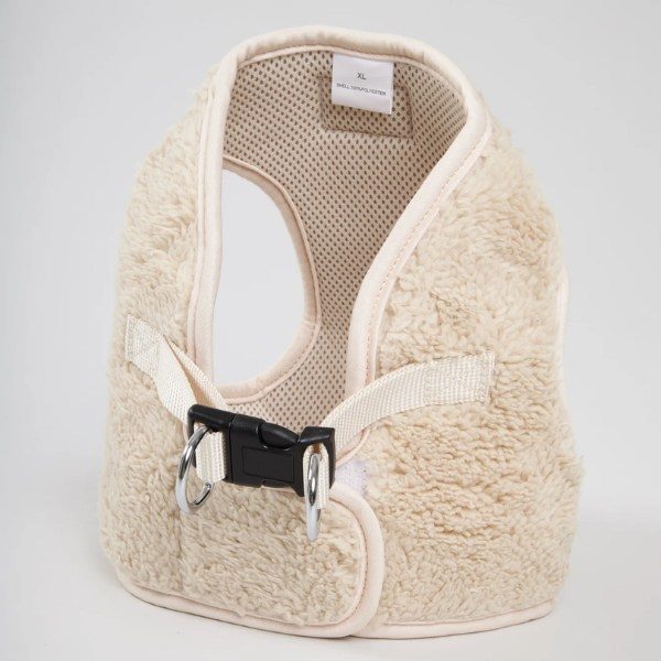 Nordog Fluffy Park // Weiches Hundegeschirr für kleine Hunde (Beige)